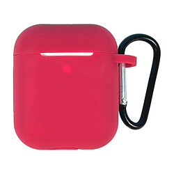 Чохол (накладка) Apple AirPods / AirPods 2, Silicone Classic Case, Rose Red, Червоний