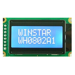 LCD дисплей WH0802A1-YGK-CT