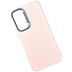 Чехол (накладка) Samsung A055 Galaxy A05, Leather Case Textured, Пудровый