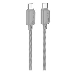 USB кабель Hoco X113 Beneficio, Type-C, 1.0 м., Серый