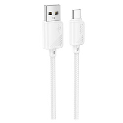 USB кабель Hoco X113 Beneficio, Type-C, 1.0 м., Белый