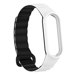 Ремешок Xiaomi Mi Band 7, Dual Color, White-Black, Белый