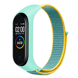 Ремінець Xiaomi Mi Band 3 / Mi Band 4, Nylon, Beryl-Yellow, Бірюзовий