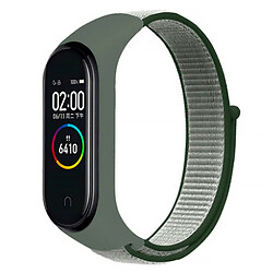 Ремешок Xiaomi Mi Band 3 / Mi Band 4, Nylon, Dark Olive-Green, Оливковый