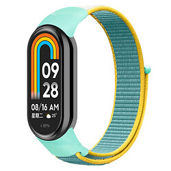 Ремінець Xiaomi Mi Band 8 / Mi Band 9, Nylon, Beryl-Yellow, Бірюзовий