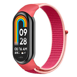 Ремінець Xiaomi Mi Band 8 / Mi Band 9, Nylon, Pomegranate Red-Pink, Червоний