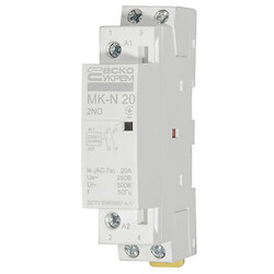Модульный контактор MK-N 2P 20A 2NO 220V