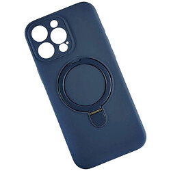 Чохол (накладка) Apple iPhone 11, Silicone Ring Stand, Dark Blue, Синій