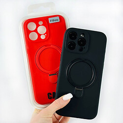 Чохол (накладка) Apple iPhone 12, Silicone Ring Stand, Блакитний - № 12