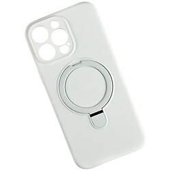 Чохол (накладка) Apple iPhone 12, Silicone Ring Stand, Білий