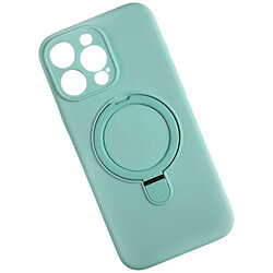 Чохол (накладка) Apple iPhone 13, Silicone Ring Stand, Бірюзовий