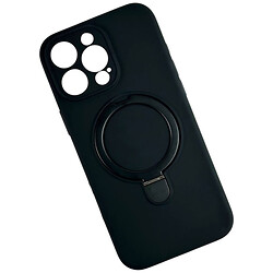 Чехол (накладка) Apple iPhone 14, Silicone Ring Stand, Черный