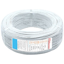 Кабель 12AWG в силиконовой изоляции 50 см (белый)