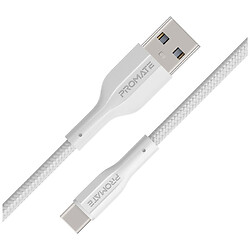 Кабель Promate xCord-AC, Type-C, 1.0 м., Белый