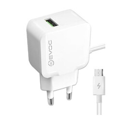 СЗУ Evoc Travel, MicroUSB, З кабелем, Білий