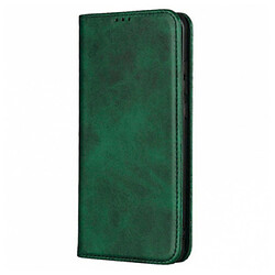 Чохол (книжка) Xiaomi Redmi Note 14 5G, Leather Case Fold, Dark Green, Зелений