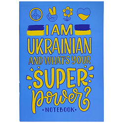 Блокнот "I AM UKRAINIAN", 105х148 мм, Bourgeois