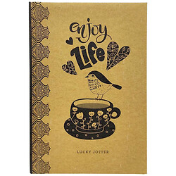 Блокнот крафт, "Enjoy Life", 113х165 мм, Fresh
