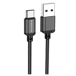 USB кабель Borofone BX87 Sharp, Type-C, 2.0 м., Чорний