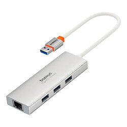 USB Hub Baseus B00053003S11-01 PortalJoy, Срібний