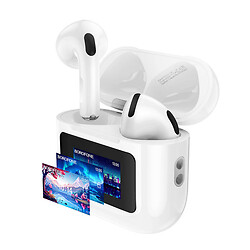 Bluetooth-гарнитура Borofone BW60 Destacado, Стерео, Белый - № 2