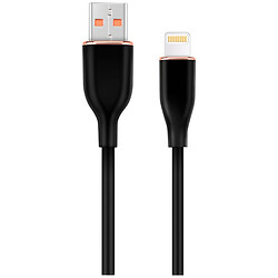 Кабель Cablexpert CC-USB2S-AM8PM-1.5M-BK Apple iPhone SE 2022 / iPhone 14 Pro Max / iPhone 14 Plus / iPhone 14 Pro / iPhone 14 / iPhone 13 Pro / iPhone 13 Mini / iPhone 13 / iPhone 13 Pro Max / iPhone 12 Mini / iPhone 12 Pro Max, Lightning, 1.5 м., Чорний