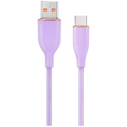 Кабель Cablexpert CC-USB2S-AMCM-1.5M-P, Type-C, 1.5 м., Фиолетовый