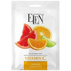 Маска для лица тканевая ELEN cosmetics Vitamin C 25 мл