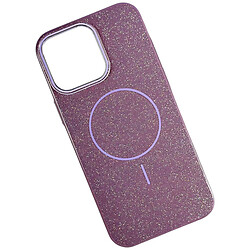 Чохол (накладка) Apple iPhone 11, Color Glitter, MagSafe, Бордовий