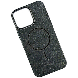 Чохол (накладка) Apple iPhone 12 / iPhone 12 Pro, Color Glitter, MagSafe, Чорний
