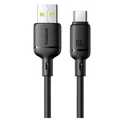 USB кабель Baseus P10377703 Silky, Type-C, 1.0 м., Черный