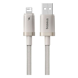 USB кабель Baseus P10378102 Titanium Alloy Apple iPhone SE 2022 / iPhone 14 Pro Max / iPhone 14 Plus / iPhone 14 Pro / iPhone 14 / iPhone 13 Pro / iPhone 13 Mini / iPhone 13 / iPhone 13 Pro Max / iPhone 12 Mini, Lightning, 1.0 м., Золотой