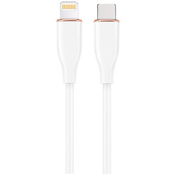 Кабель Cablexpert CC-USB2S-CM8PM-1.5M-W Apple iPhone SE 2022 / iPhone 14 Pro Max / iPhone 14 Plus / iPhone 14 Pro / iPhone 14 / iPhone 13 Pro / iPhone 13 Mini / iPhone 13 / iPhone 13 Pro Max / iPhone 12 Mini / iPhone 12 Pro Max, Lightning, 1.5 м., Белый