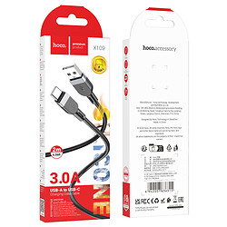 USB кабель Hoco X109 Energy, Type-C, 2.0 м., Черный - № 8
