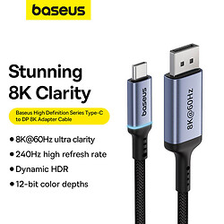 Кабель Baseus B0063370D111-01 High Definition, 2.0 м., Черный - № 3