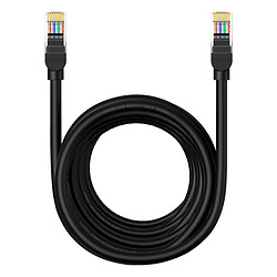 Патч-корд Baseus B00133206111-06 High Speed, RJ45, 8.0 м., Чорний