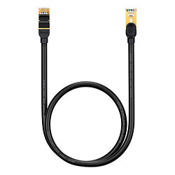 Патч-корд Baseus WKJS010001 High Speed Seven, RJ45, 0.5 м., Черный