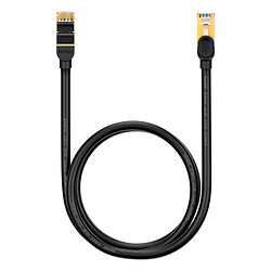 Патч-корд Baseus WKJS010101 High Speed Seven, RJ45, 1.0 м., Чорний
