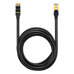 Патч-корд Baseus WKJS010601 High Speed Seven, RJ45, 8.0 м., Чорний