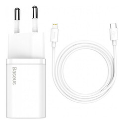 СЗУ Baseus TZCCSUP-B01 Super Si, С кабелем, Type-C, Белый