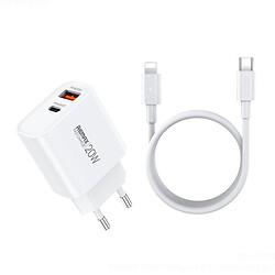 СЗУ Remax RP-U120 Apple iPhone SE 2022 / iPhone 14 Pro Max / iPhone 14 Plus / iPhone 14 Pro / iPhone 14 / iPhone 13 Pro / iPhone 13 Mini / iPhone 13 / iPhone 13 Pro Max / iPhone 12 Mini / iPhone 12 Pro Max / iPhone 12 Pro, С кабелем, Lightning, Белый