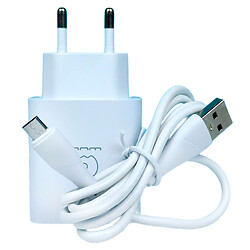 СЗУ WUW T95, З кабелем, MicroUSB, Білий