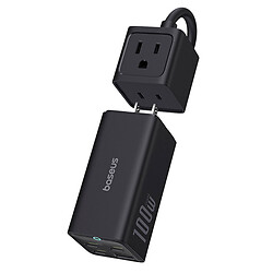 Сетевая зарядная станция Baseus PowerCombo Mini Power Strip, Черный