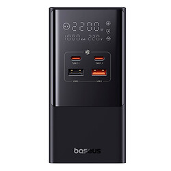 Мережева зарядна станція Baseus PowerCombo Tower Digital, Чорний