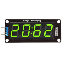 LED-индикатор семисегментный св-зеленый 4-разрядный с драйвером TM1637