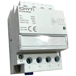 Контактор DIN 4P, 40A, 4NO - KCH8-4040 4P-4NO