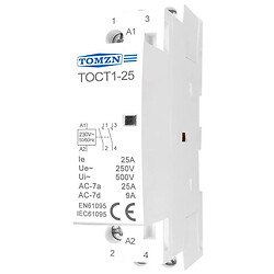 Контактор двухполюсный 2P 220V 25A 2NO, TOCT1 25A 2NO