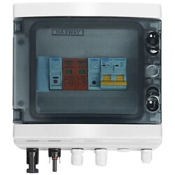 Сборка для защиты систем с солнечными панелями 1 input 1 out DC 600V 25A Fuse MCB SPD Waterproof Box IP65