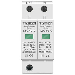 Устройство защиты от импульсных перенапряжений 2P AC SPD TZG40-C(20KA-40KA) 275V