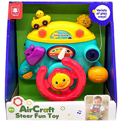 Интерактивная игрушка "Детский руль - Самолет", Yanuo